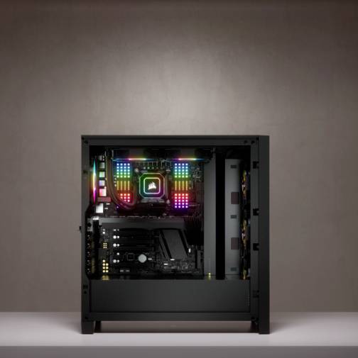 Corsair iCUE 4000X RGB Midi-Tower PC-Gehäuse Schwarz