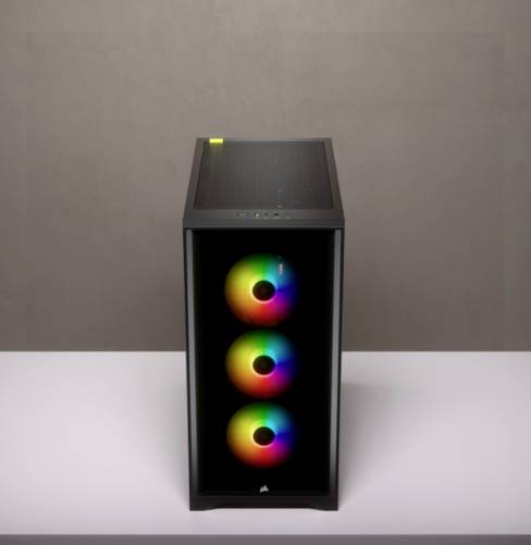 Corsair iCUE 4000X RGB Midi-Tower PC-Gehäuse Schwarz