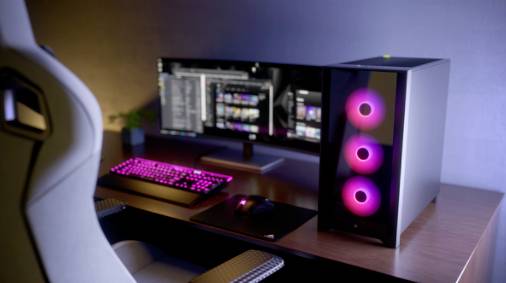 Corsair iCUE 4000X RGB Midi-Tower PC-Gehäuse Schwarz
