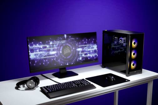 Corsair iCUE 4000X RGB Midi-Tower PC-Gehäuse Schwarz