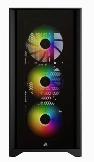 Corsair iCUE 4000X RGB Midi-Tower PC-Gehäuse Schwarz