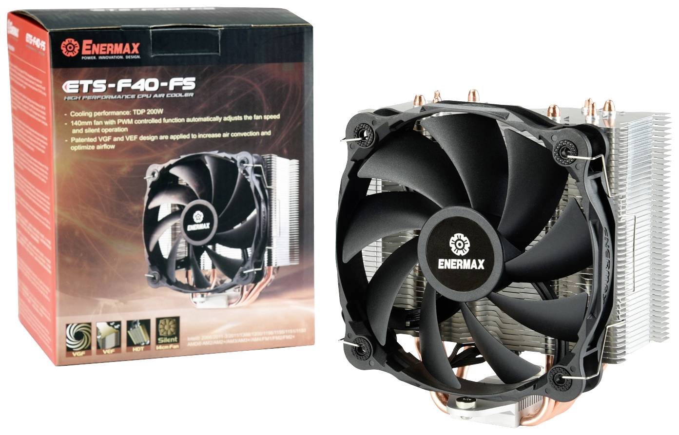 Enermax ETS-F40-FS CPU-Kühler mit Lüfter