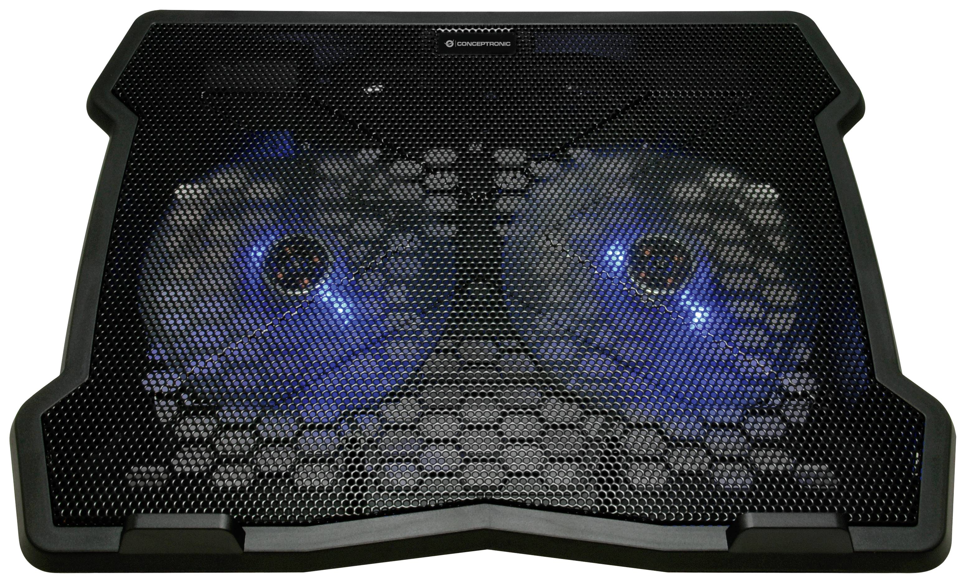 Conceptronic THANA06B Notebook-Ständer mit Kühlfunktion