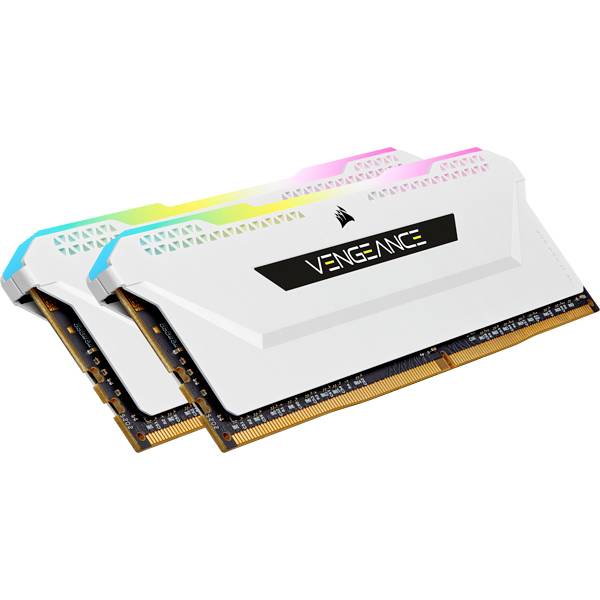 Corsair CMH16GX4M2D3600C18W PC-Arbeitsspeicher Kit DDR4 16GB 2 x 8GB Non-ECC 3600MHz 288pin DIMM CMH16GX4M2D3600C18W