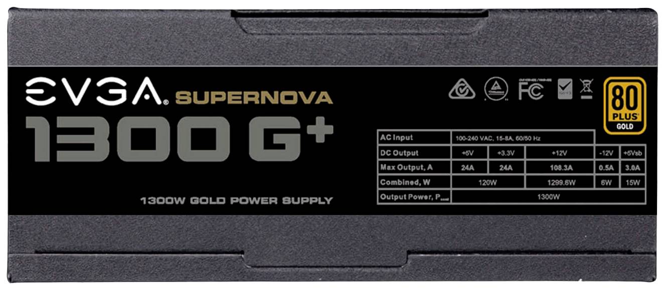 EVGA SuperNOVA G+ PC Netzteil 1300W 80PLUS® Gold