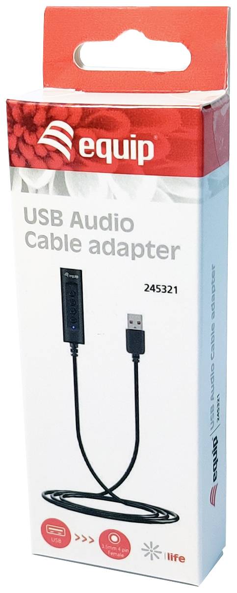 Equip USB Audio-Kabel Adapter Adapter - 1St.
