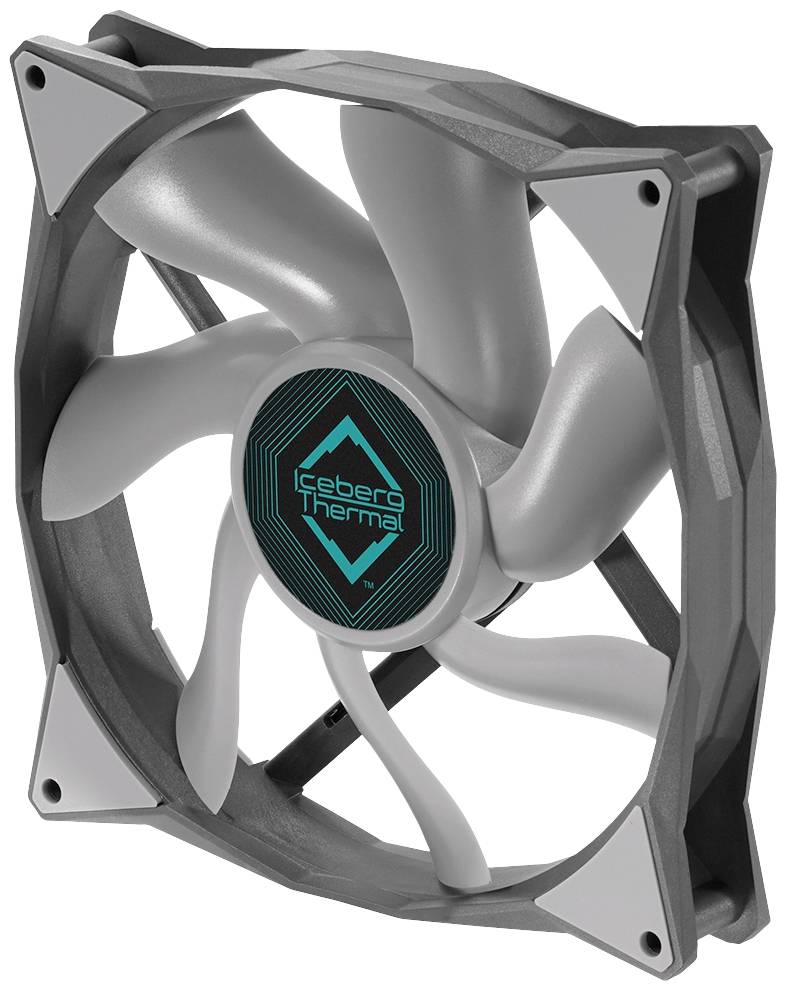 Iceberg Thermal IceGALE PC-Gehäuse-Lüfter Grau