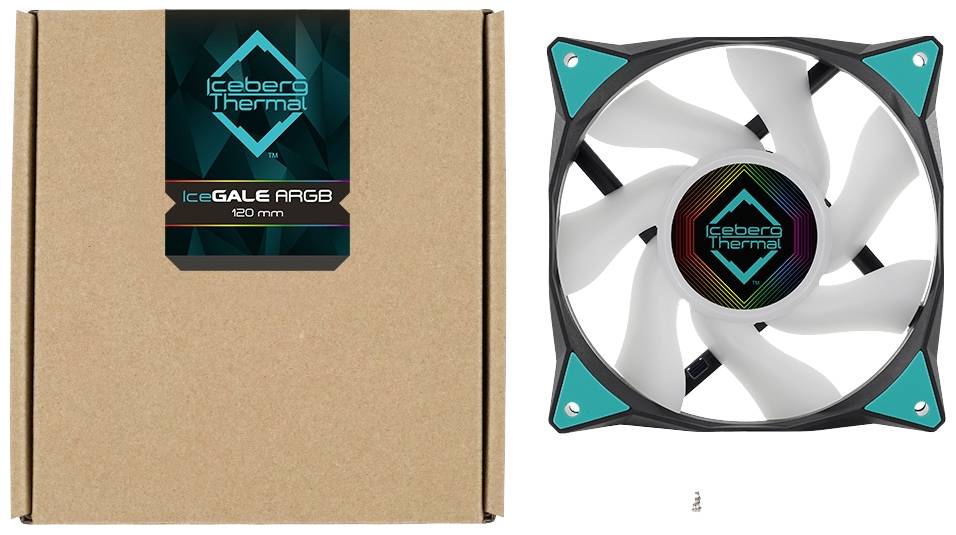 Iceberg Thermal IceGALE ARGB PC-Gehäuse-Lüfter Schwarz