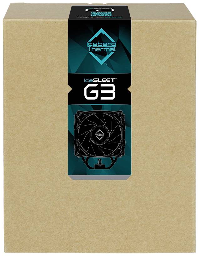Iceberg Thermal IceSLEET G3 CPU-Kühler mit Lüfter AMD® AM2, AMD® AM2+, AMD® AM3, AMD® AM3+, AMD® AM4, AMD® AM5, AMD® FM1, AMD® FM2, AMD® F
