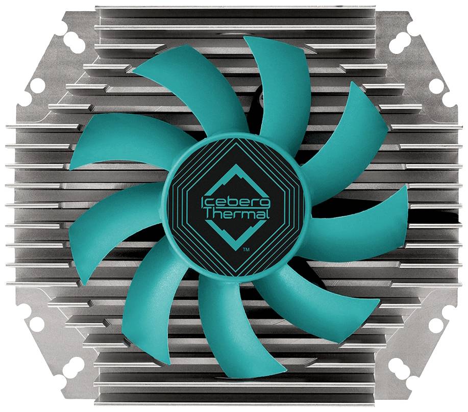 Iceberg Thermal IceFLOE T65 CPU-Kühler mit Lüfter AMD® AM2, AMD® AM2+, AMD® AM3, AMD® AM3+, AMD® AM4, AMD® AM5, AMD® FM1, AMD® FM2, AMD® F