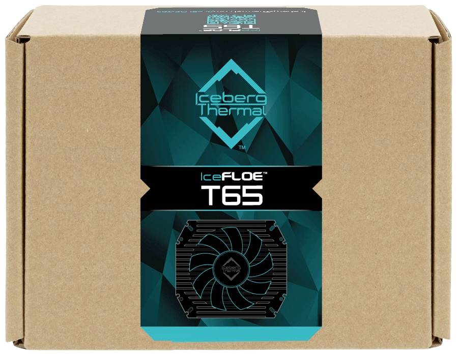 Iceberg Thermal IceFLOE T65 CPU-Kühler mit Lüfter AMD® AM2, AMD® AM2+, AMD® AM3, AMD® AM3+, AMD® AM4, AMD® AM5, AMD® FM1, AMD® FM2, AMD® F