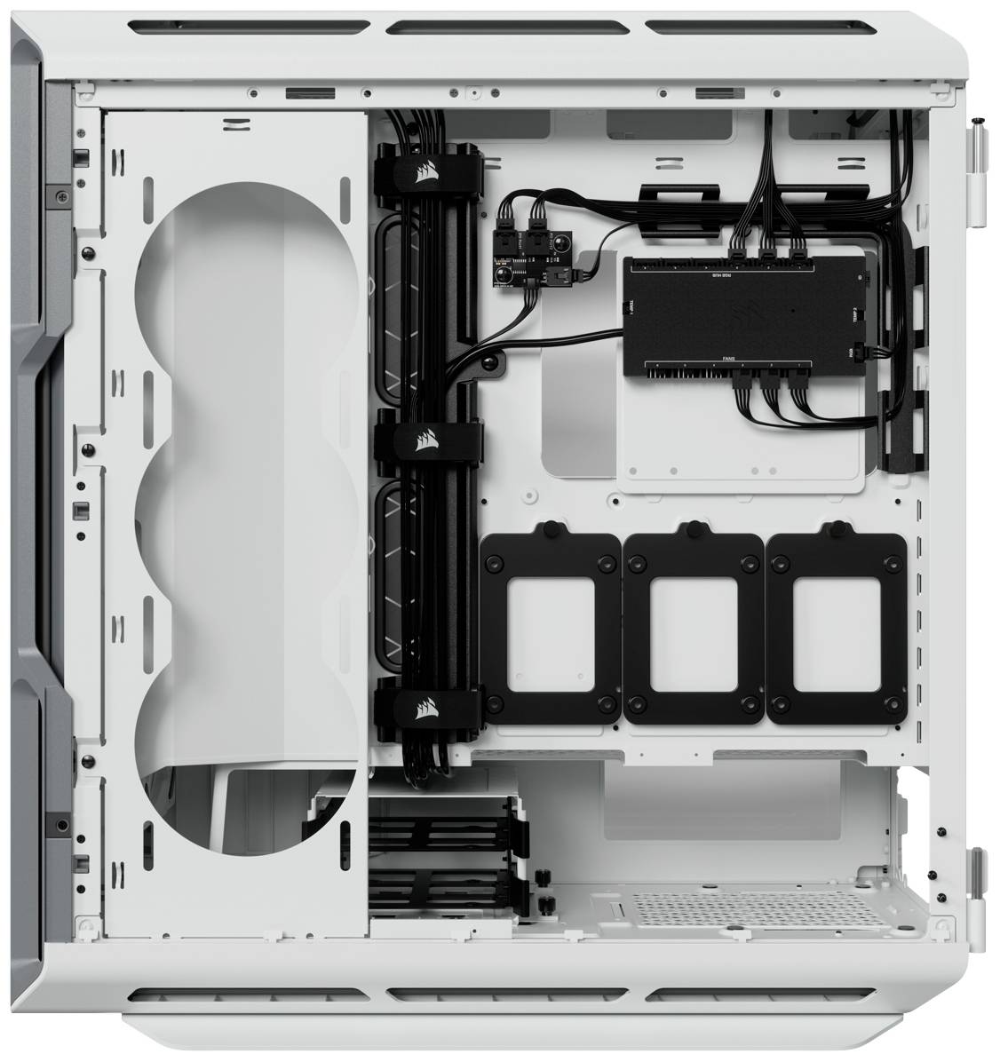 Corsair iCUE 5000T RGB Midi-Tower PC-Gehäuse Weiß