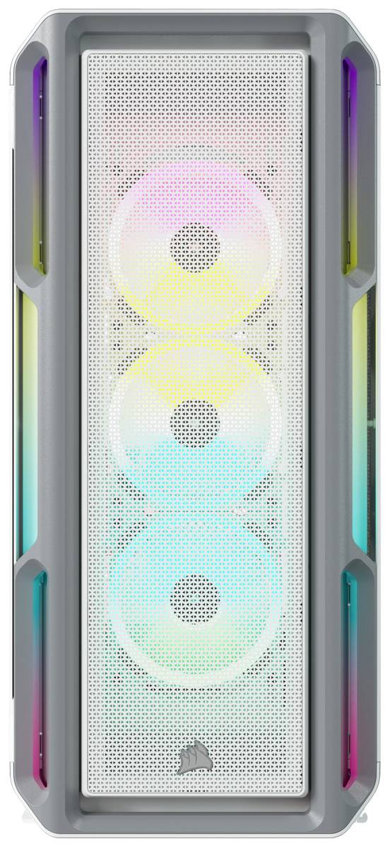 Corsair iCUE 5000T RGB Midi-Tower PC-Gehäuse Weiß