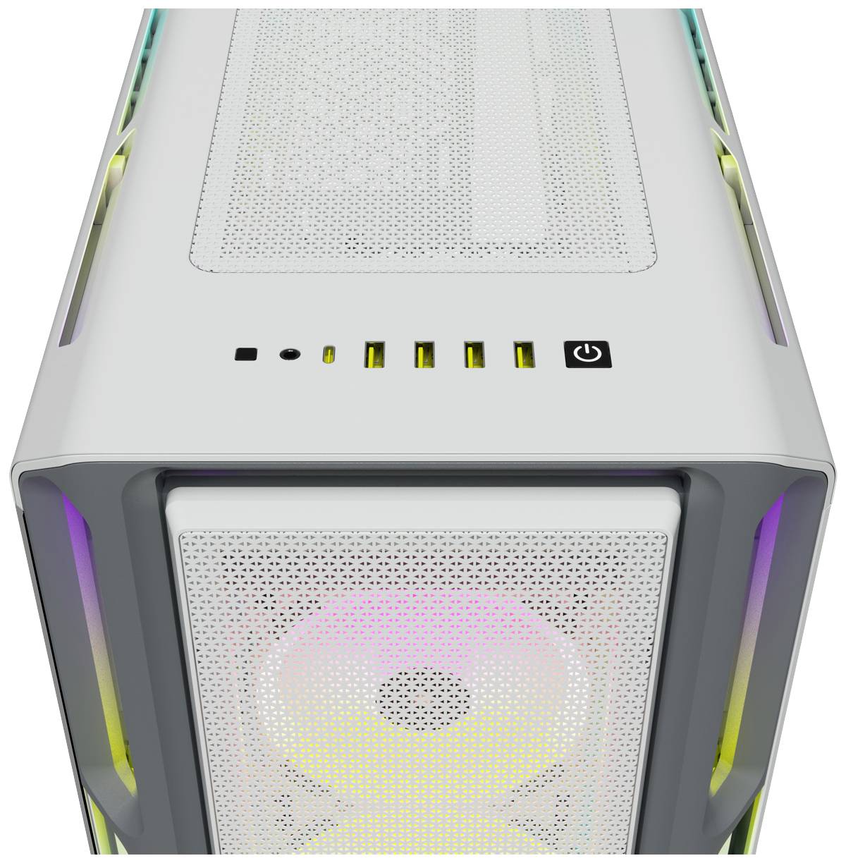 Corsair iCUE 5000T RGB Midi-Tower PC-Gehäuse Weiß