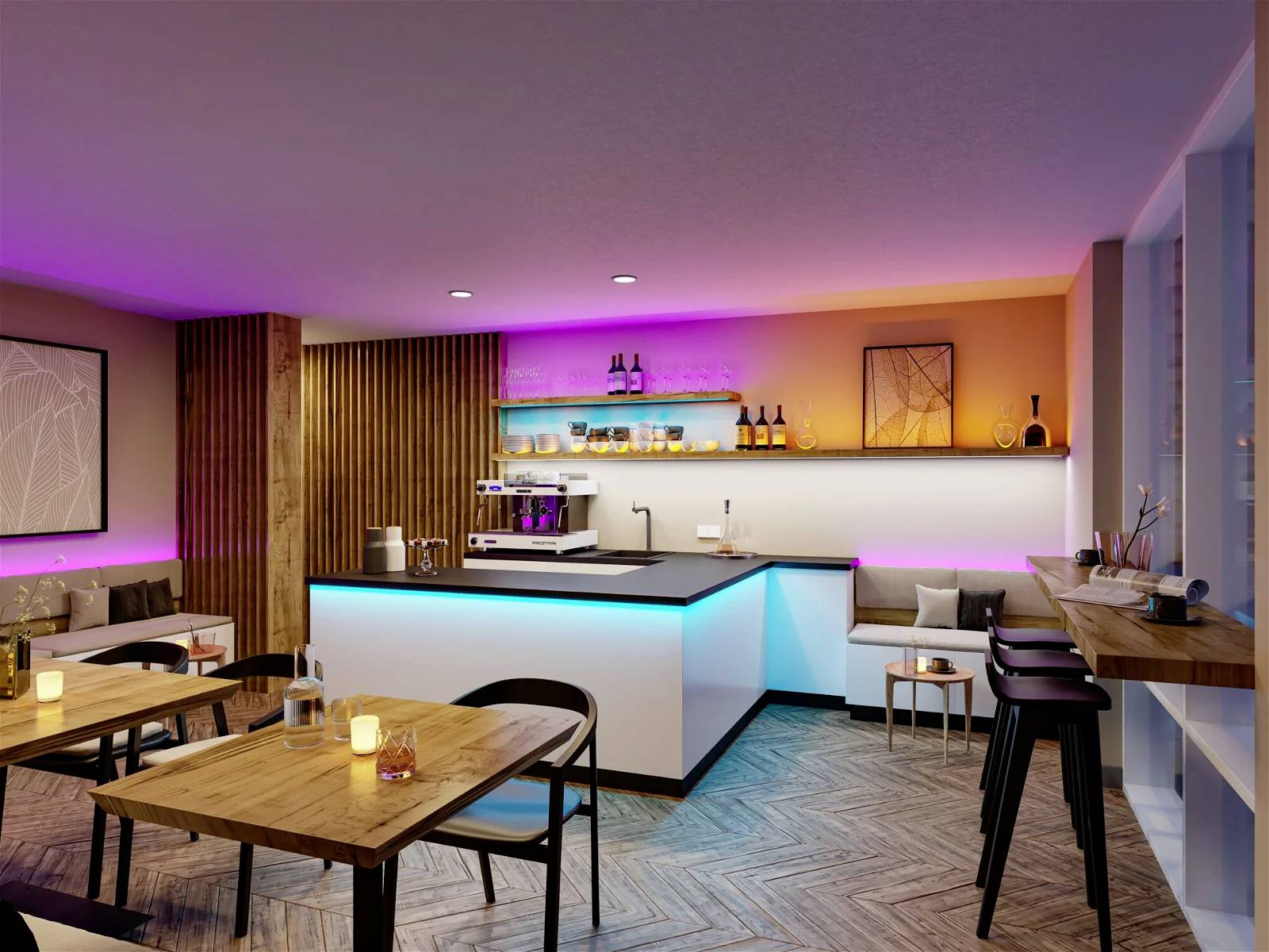 Paulmann Strip Silver P25 76010 LED-Streifen 24V 5000mm ICE Blau 5m