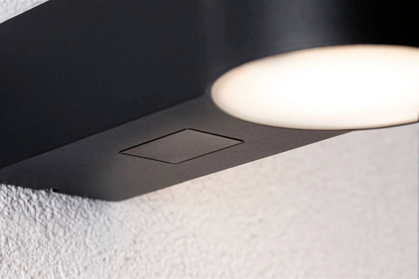 Paulmann Sienna 94834 LED-Außenwandleuchte mit Bewegungsmelder LED 3W Anthrazit