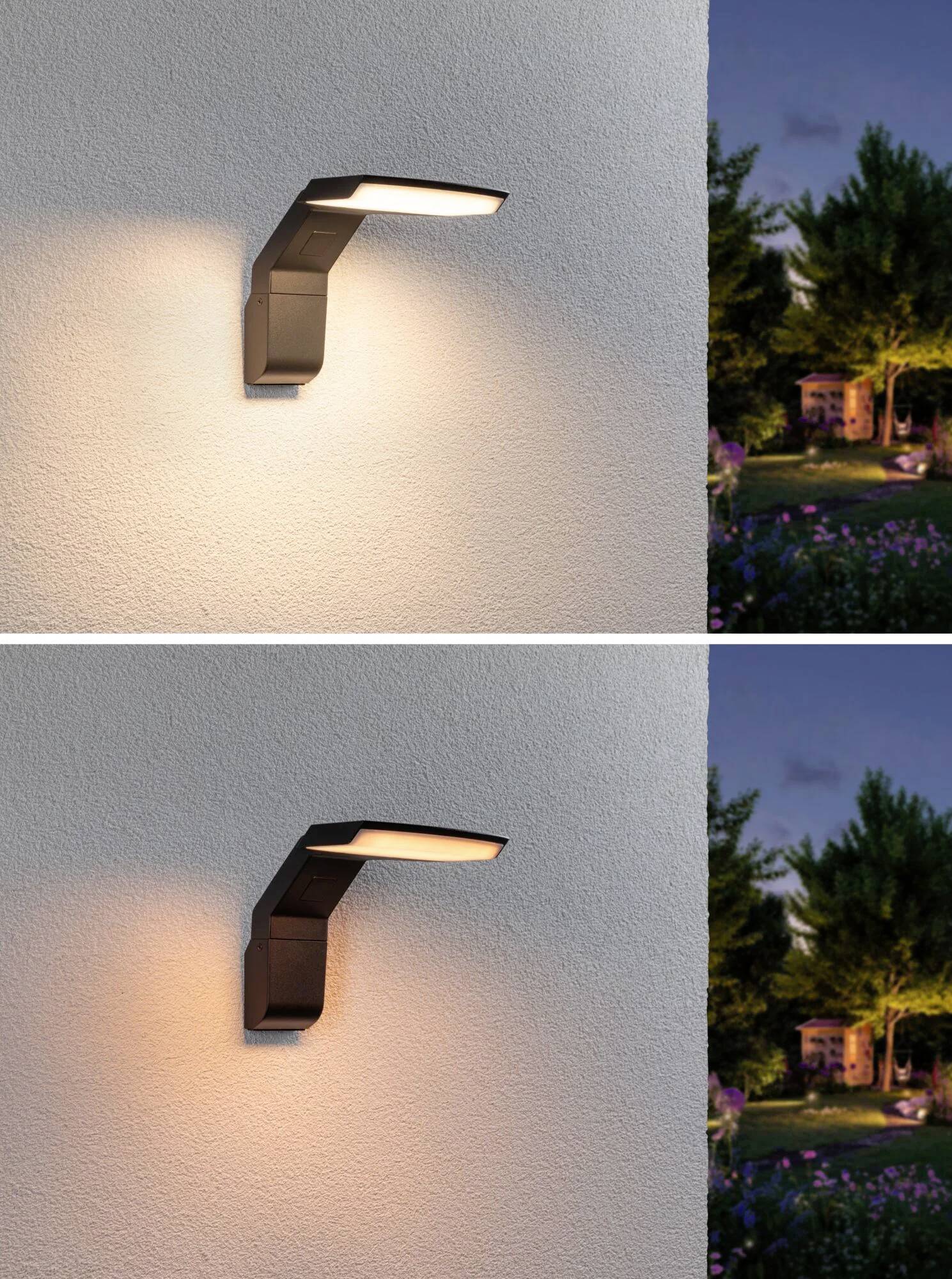 Paulmann Zerena 94827 LED-Außenwandleuchte LED 10W Anthrazit