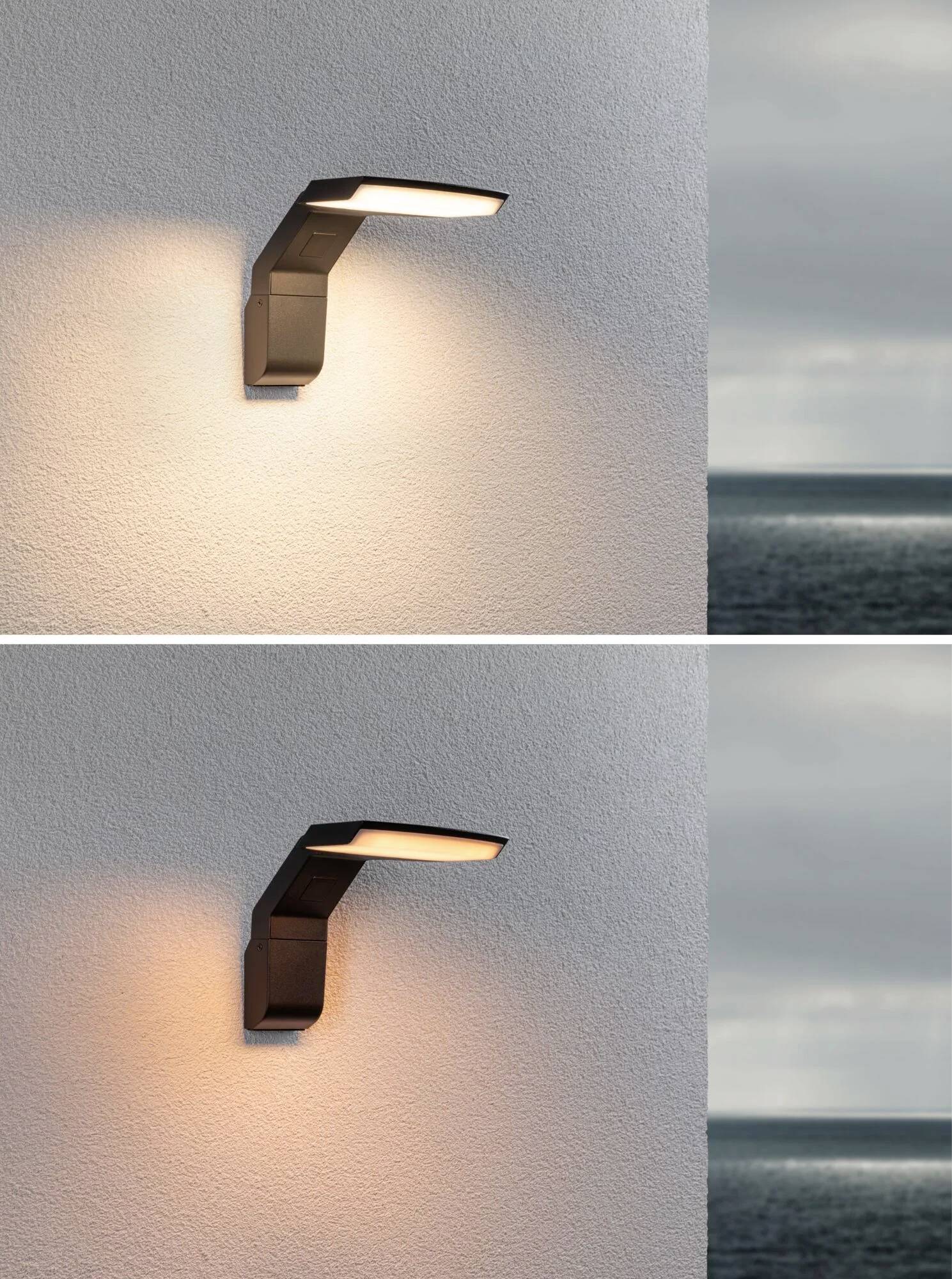 Paulmann Zerena 94827 LED-Außenwandleuchte LED 10W Anthrazit