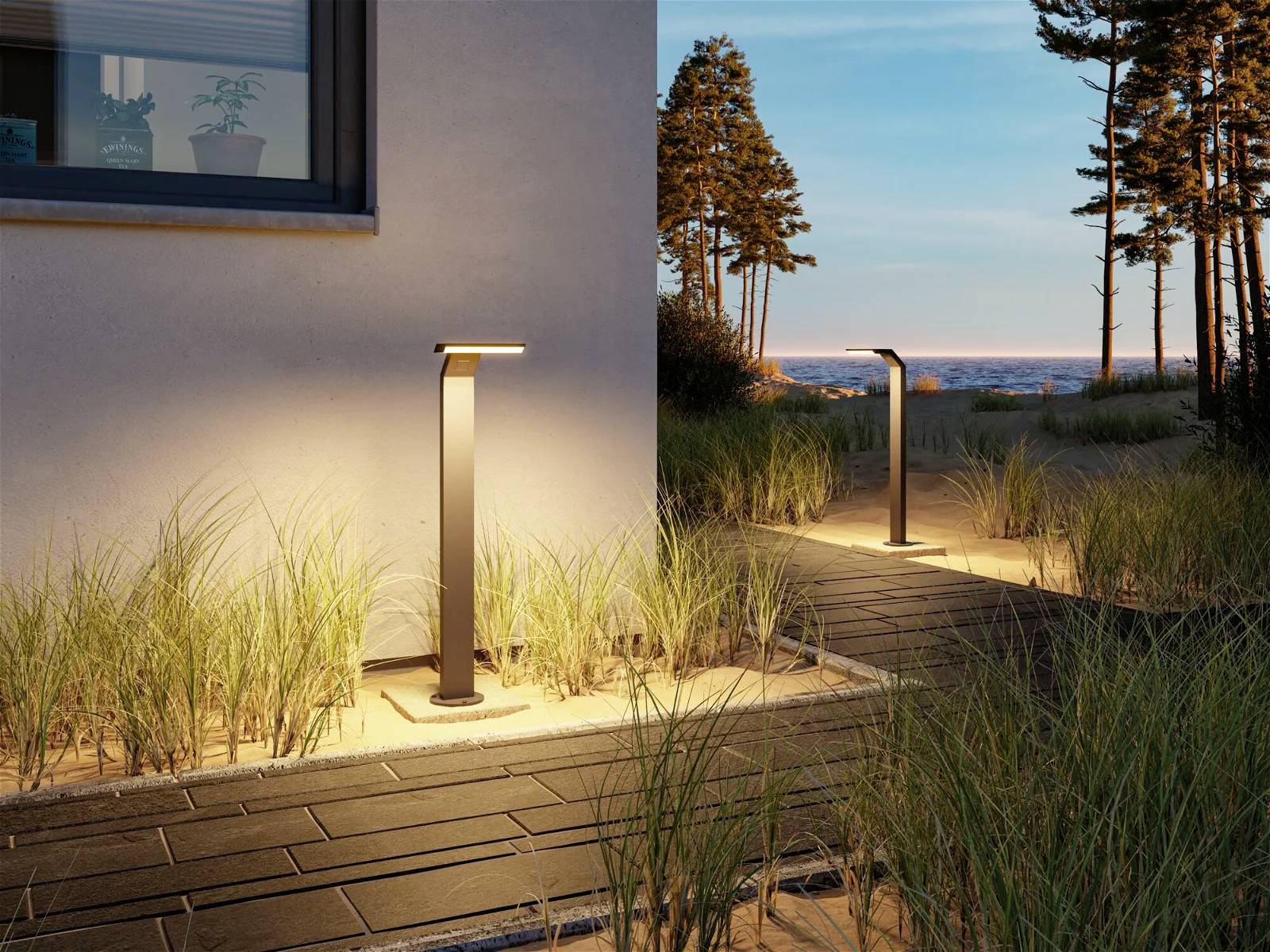 Paulmann 94828 Zerena LED-Pollerleuchte LED 10W Anthrazit