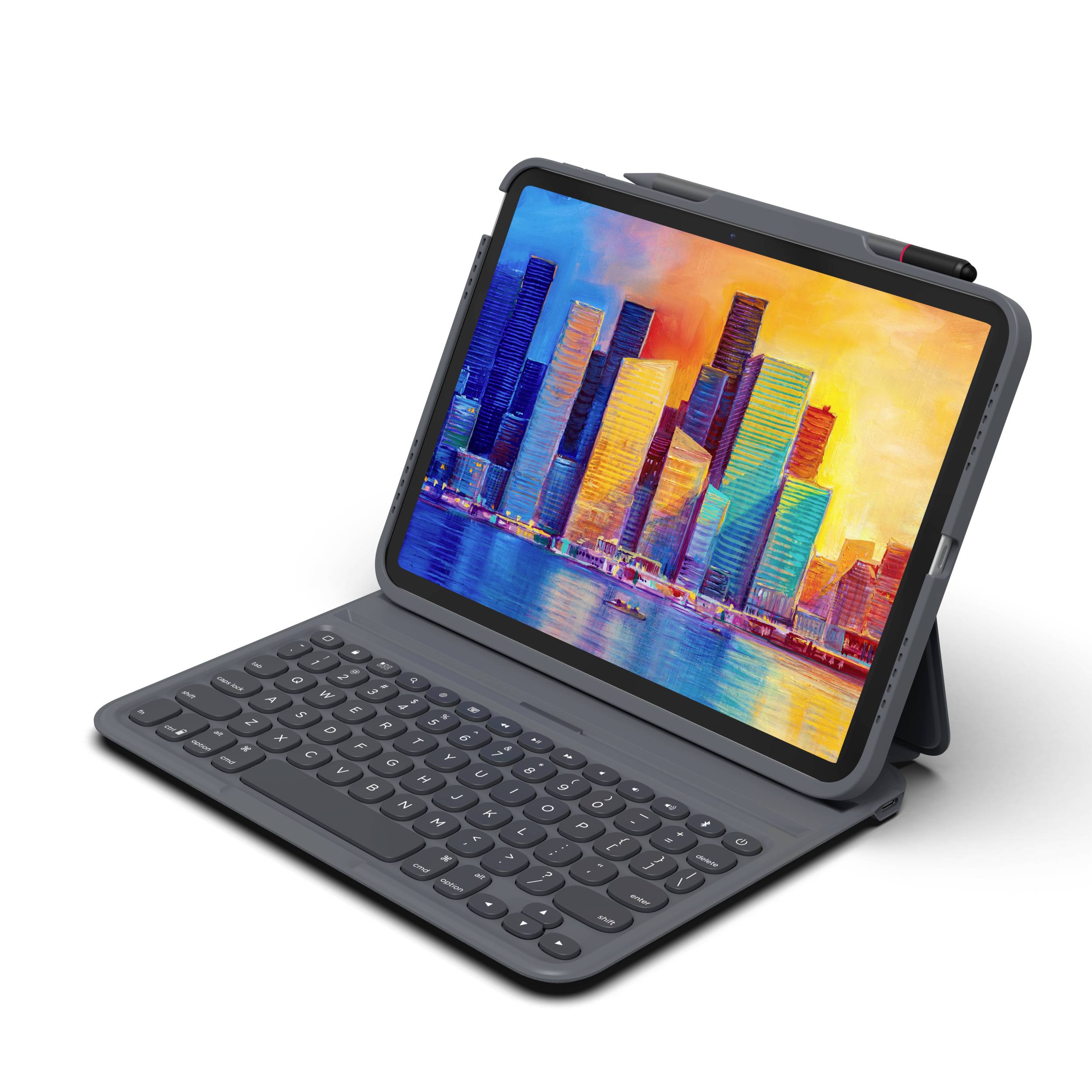 ZAGG Pro Keys Tablet-Tastatur mit Hülle Passend für Marke (Tablet): Apple iPad 10.9 (10. Generation)