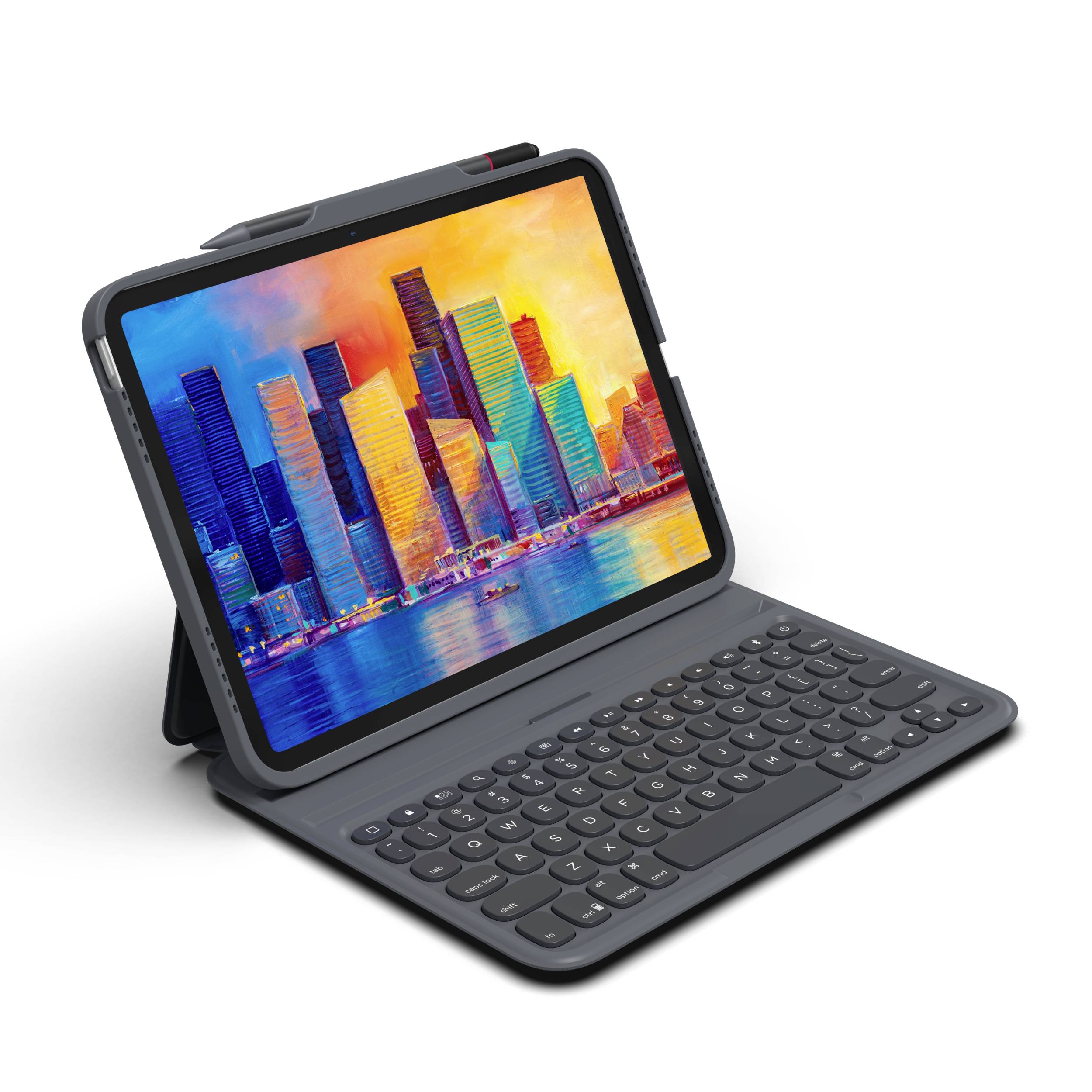 ZAGG Pro Keys Tablet-Tastatur mit Hülle Passend für Marke (Tablet): Apple iPad 10.9 (10. Generation