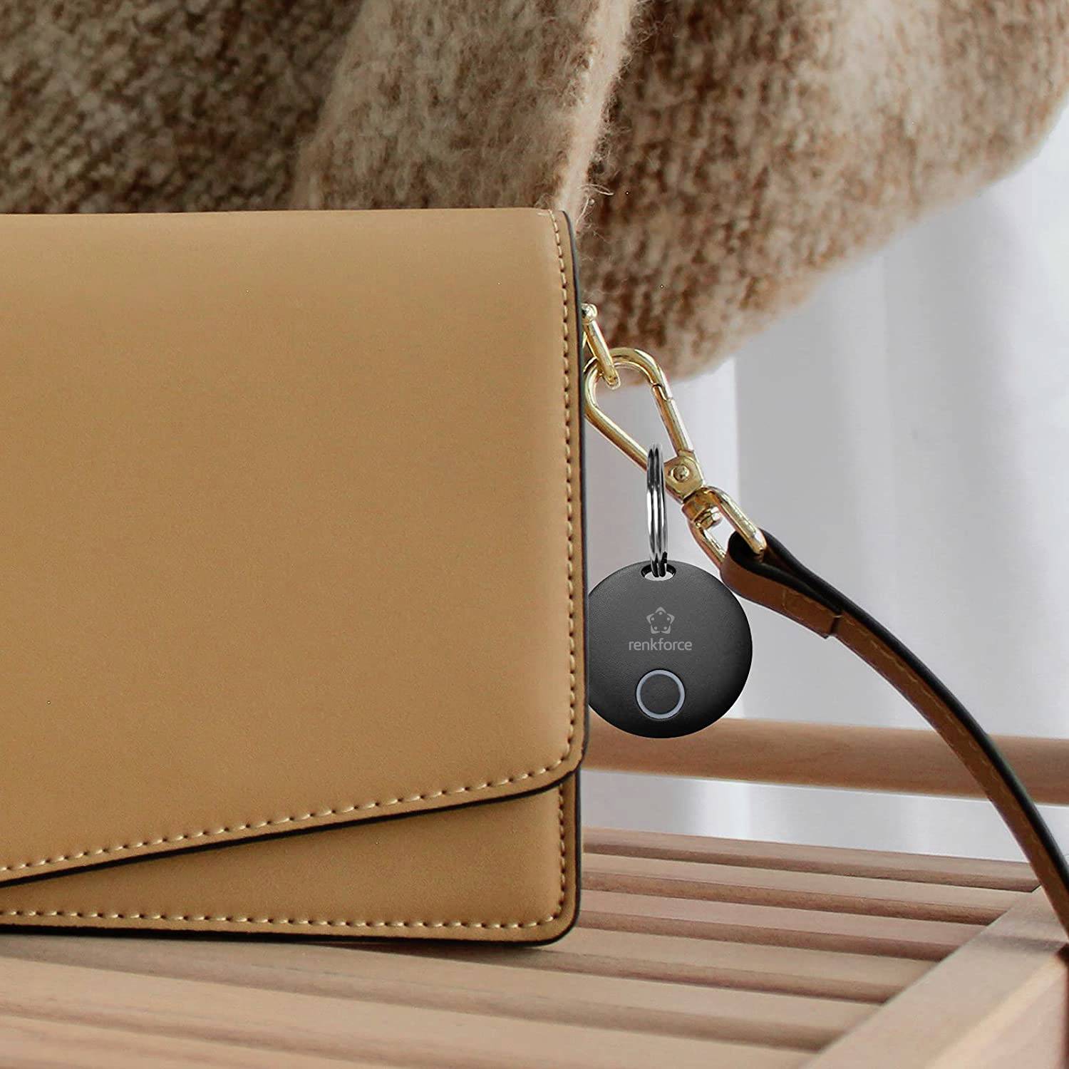 Renkforce RF-5792946 Bluetooth-Tracker Schwarz