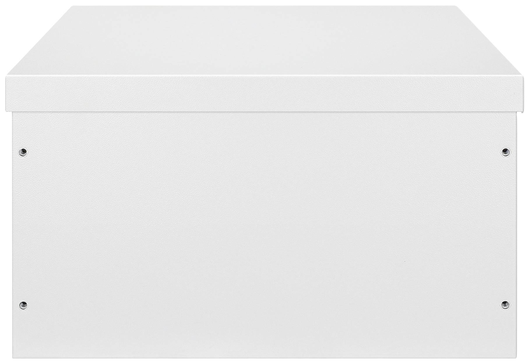 Intellinet IP55 19" Wandverteiler mit integrierten Lüftern 6 HE 600mm tief grau RAL7035 19 Zoll Industrie-Gehäuse (B x H x T) 615