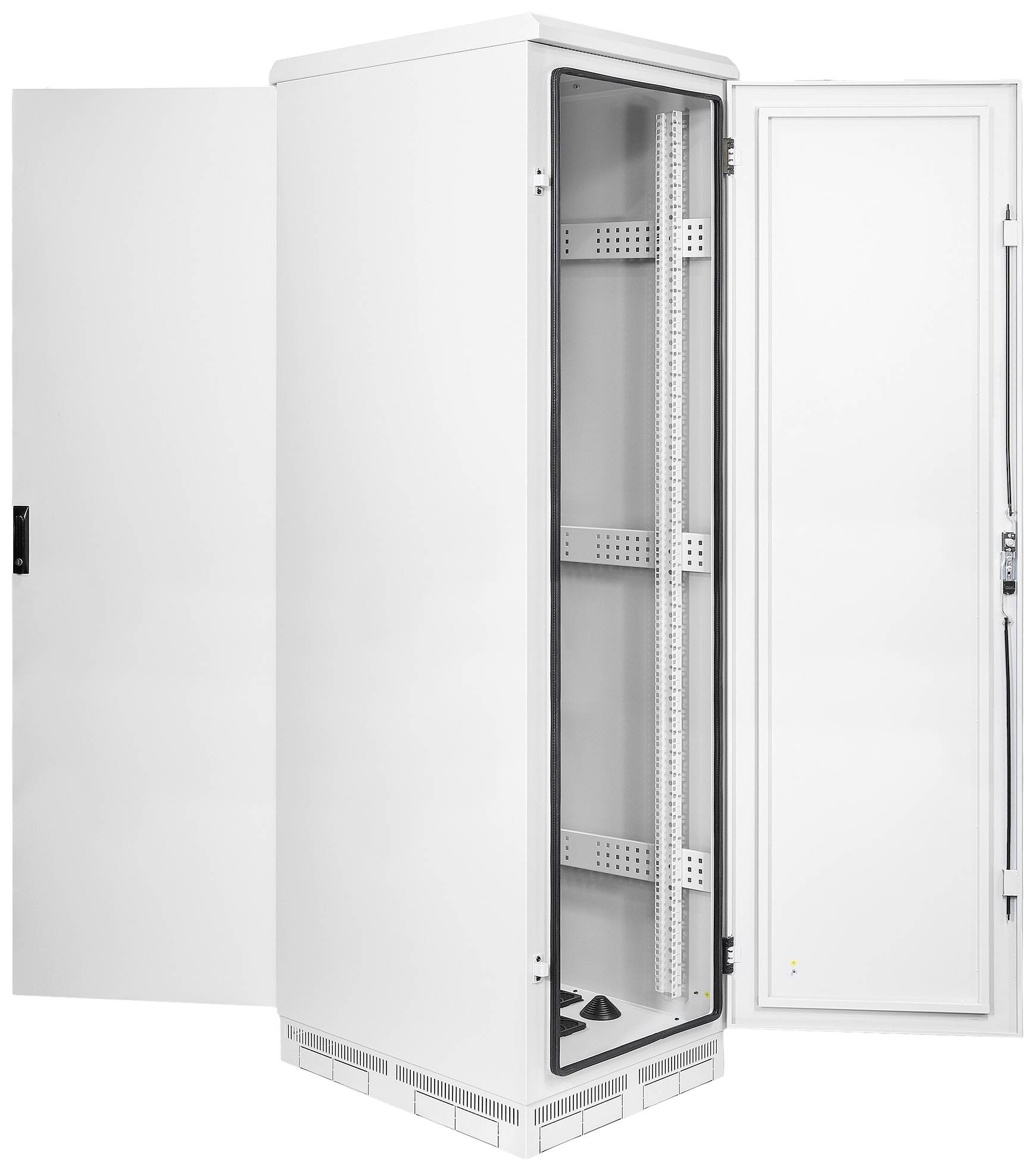 Intellinet IP55 19" Netzwerkschrank mit integrierten Lüftern 42 HE 800mm tief grau RAL7035 19 Zoll Industrie-Gehäuse (B x H x T)