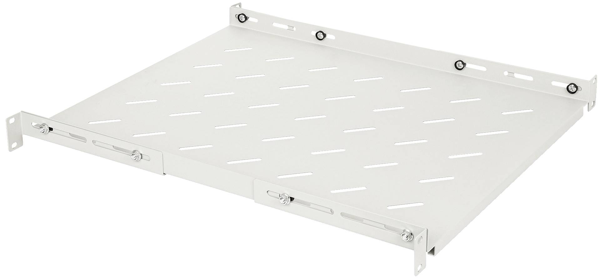 Intellinet 714099 19 Zoll Netzwerkschrank-Geräteboden 1 HE Geeignet für Schranktiefe: 800mm Grau (RAL 7035)