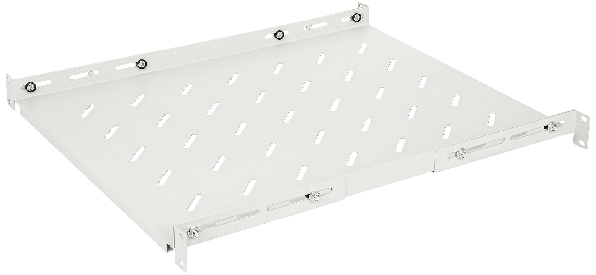 Intellinet 714099 19 Zoll Netzwerkschrank-Geräteboden 1 HE Geeignet für Schranktiefe: 800mm Grau (RAL 7035)