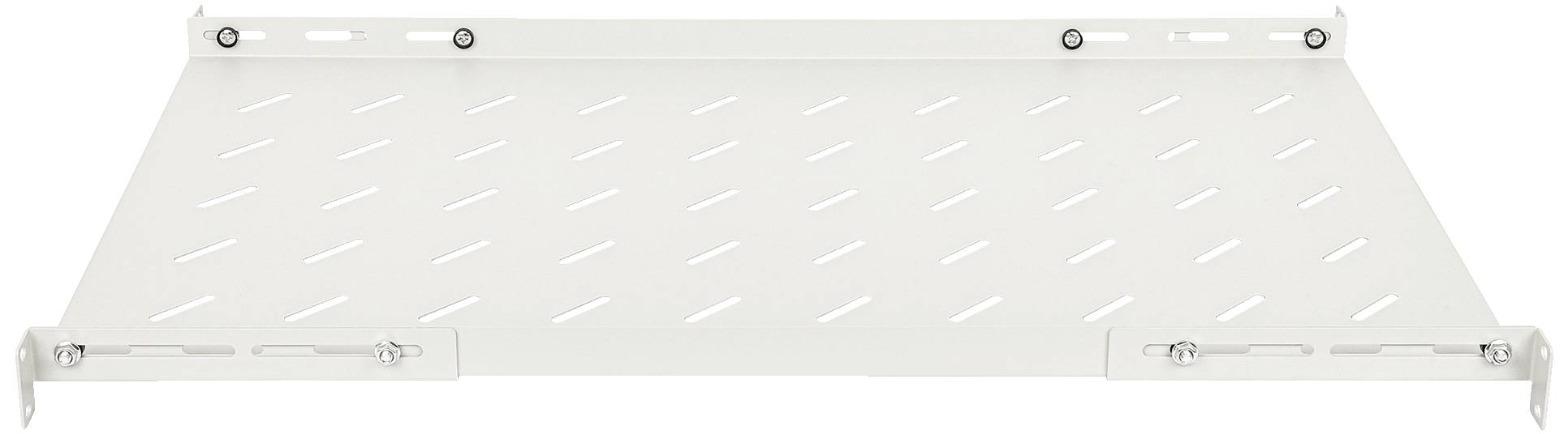 Intellinet 714136 19 Zoll Netzwerkschrank-Geräteboden 1 HE Geeignet für Schranktiefe: 1000mm Grau (RAL 7035)