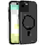 Vivanco MSECVVIPH15PLBK Backcover Apple iPhone 15 Plus Schwarz, Transparent MagSafe kompatibel, Spritzwassergeschützt, Staubdicht