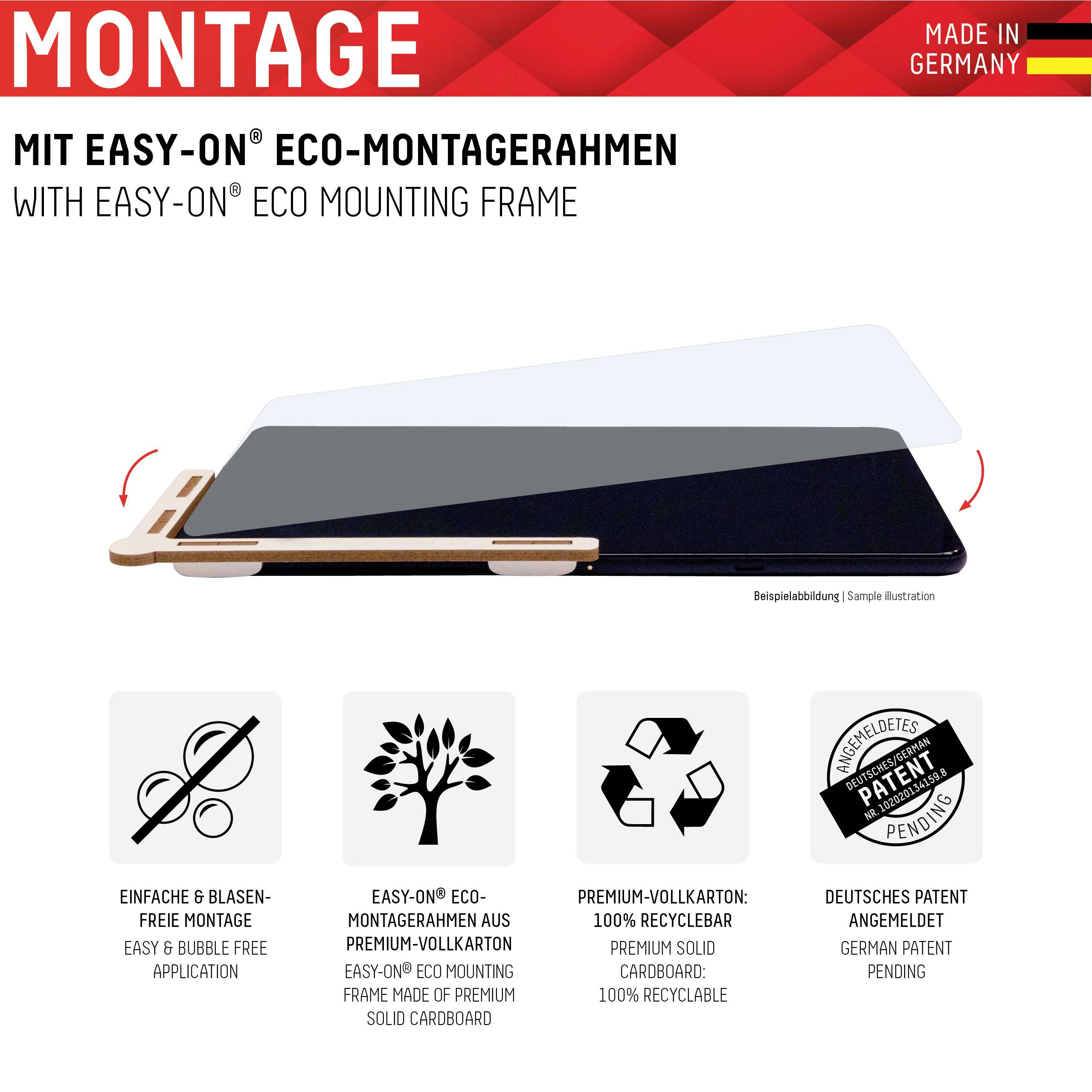 DISPLEX Tablet Glass Displayschutzglas Apple iPad 10.9" (10. Gen, 2022) 1 St. Anti-Fingerprint, kratzfest 01754