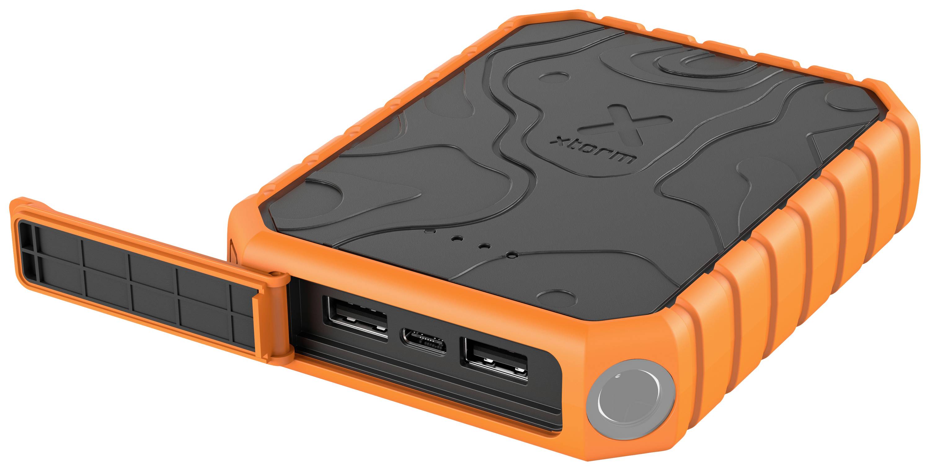 Xtorm by A-Solar XR201 Rugged Powerbank 10000 mAh Li-Ion Orange, Schwarz
