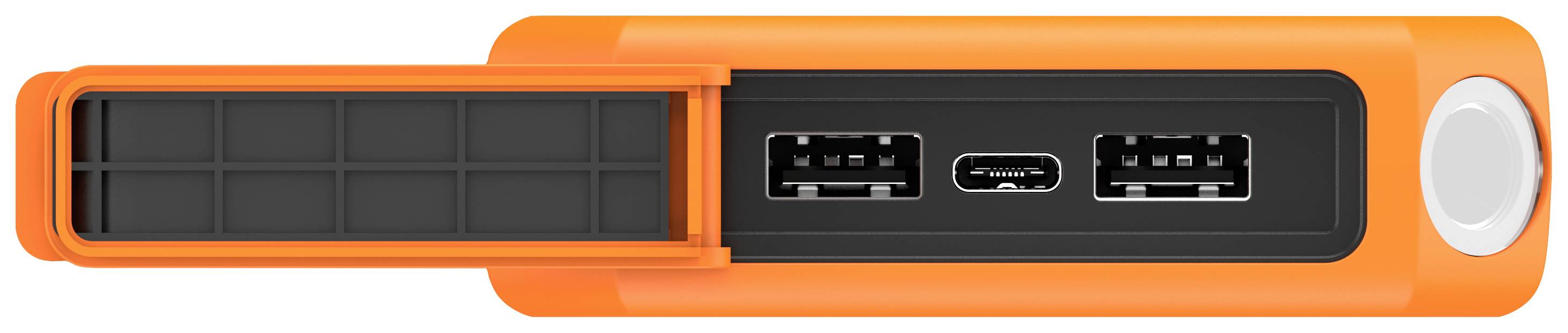 Xtorm by A-Solar XR201 Rugged Powerbank 10000 mAh Li-Ion Orange, Schwarz