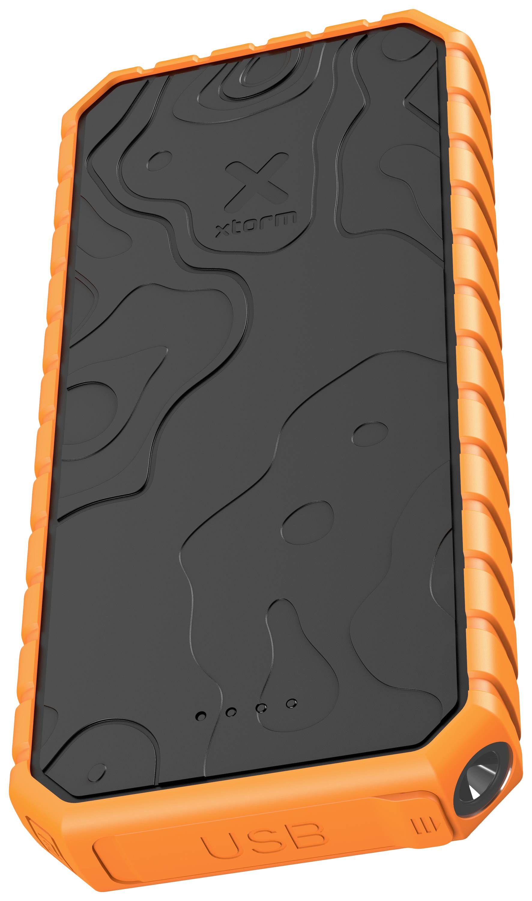 Xtorm by A-Solar XR202 Rugged Powerbank 20000 mAh Li-Ion Orange, Schwarz