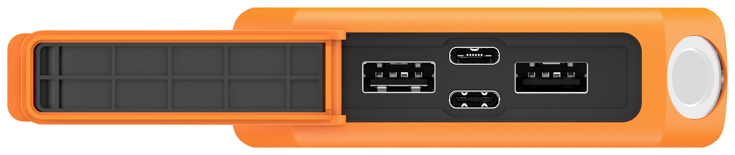 Xtorm by A-Solar XR202 Rugged Powerbank 20000 mAh Li-Ion Orange, Schwarz