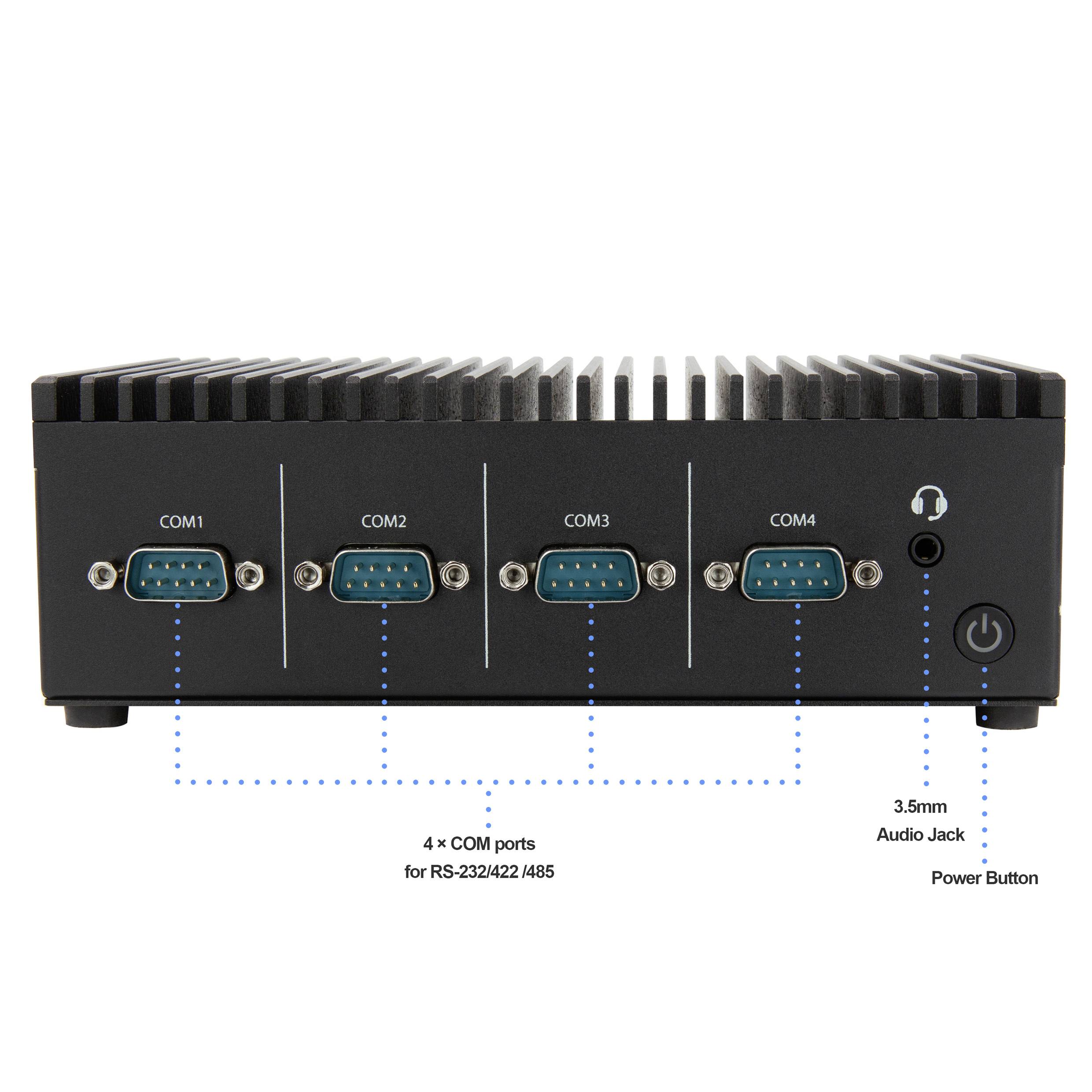 Minix Industrie PC RIC-SJ64-8W Intel® Celeron® Celeron® J6412 2.6GHz 8GB RAM 256GB SSD Intel UHD Graphics Win 11 Pro RIC-SJ64-8