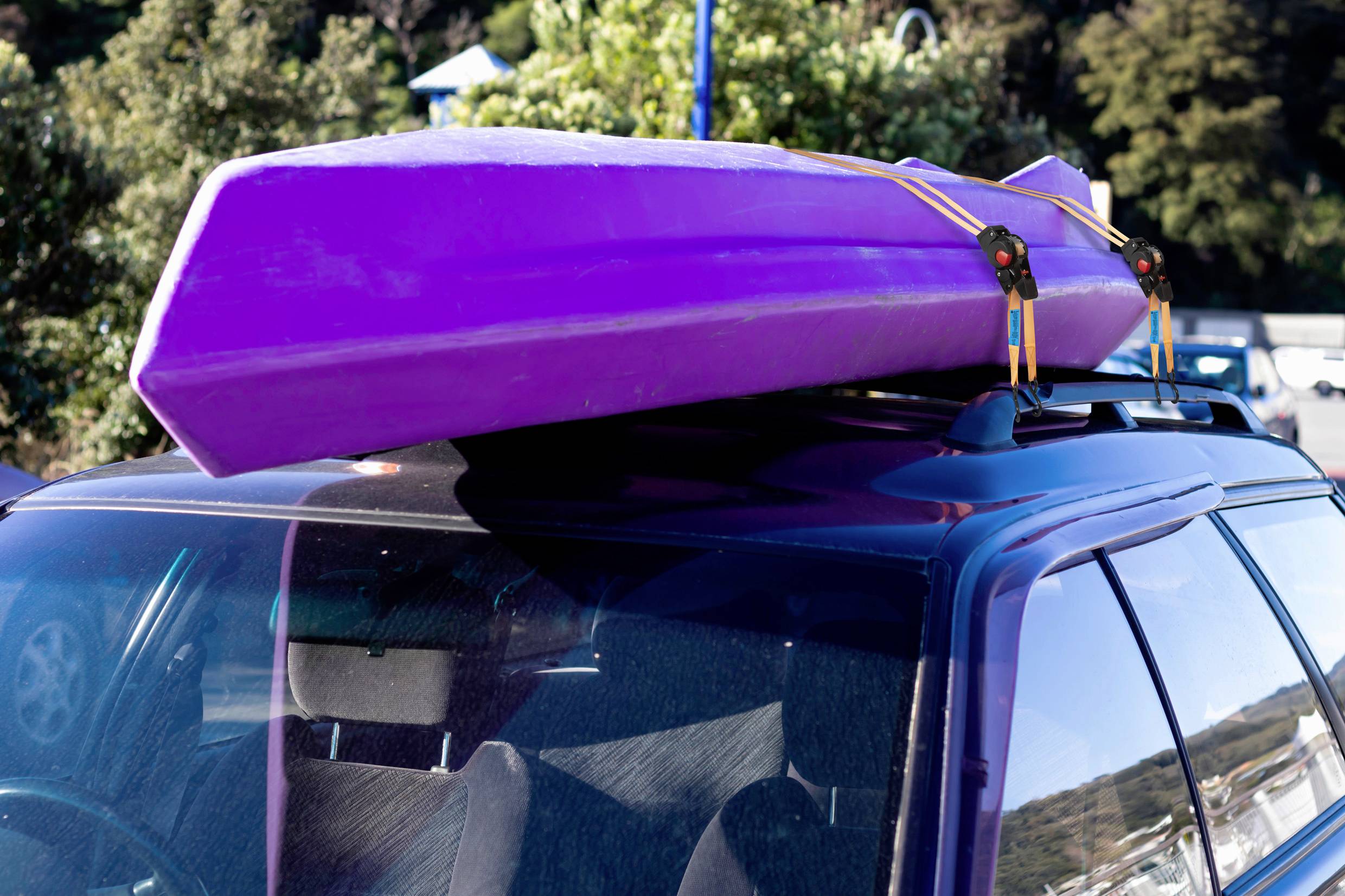 TOOLCRAFT TO-8689776 Selbstaufrollender Spanngurt Zugkraft LC Niederzurren (einzeln/direkt)=100 daN (L x B) 2m x 18mm