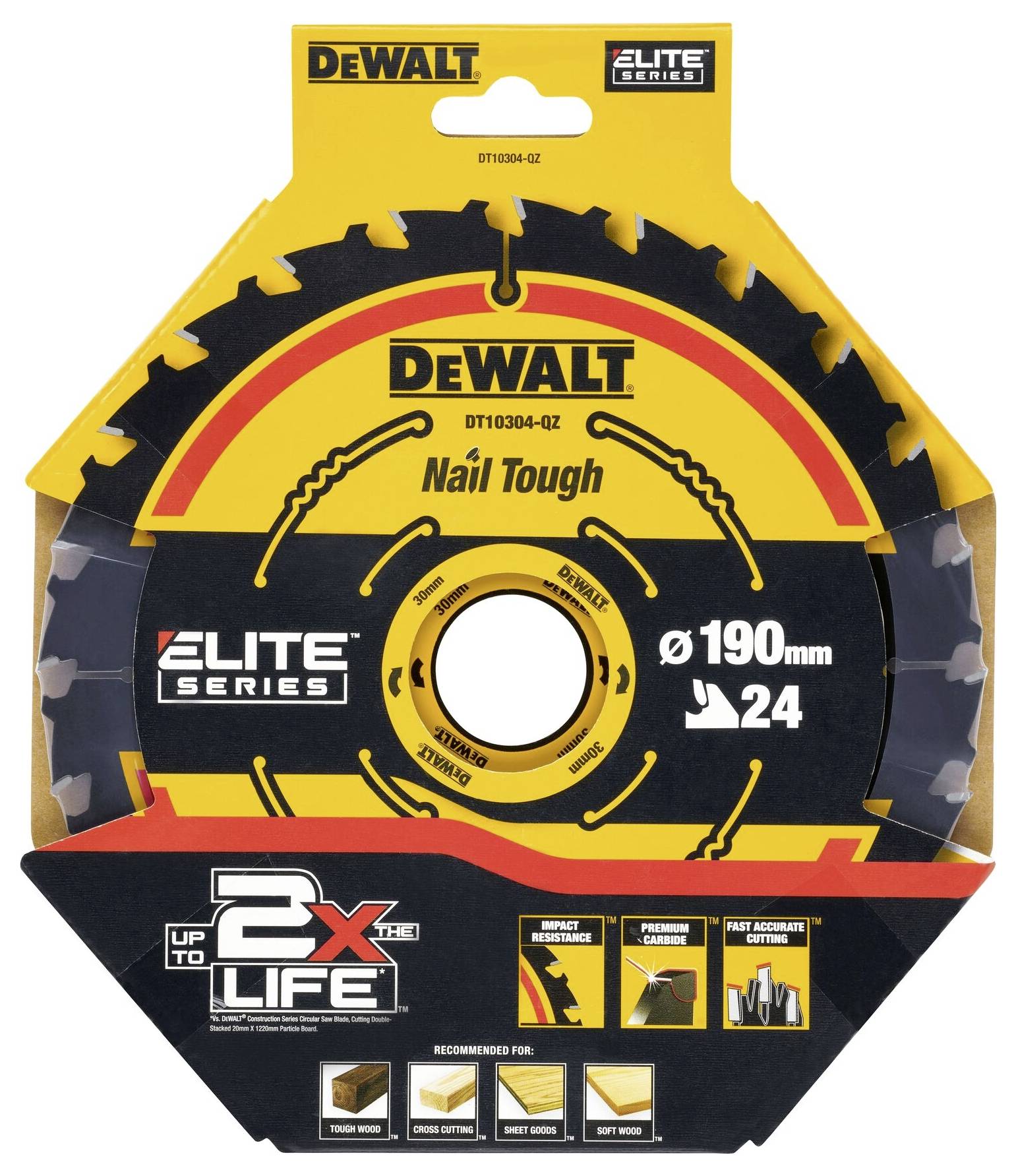 DEWALT DT10304-QZ Kreissägeblatt 1 St.