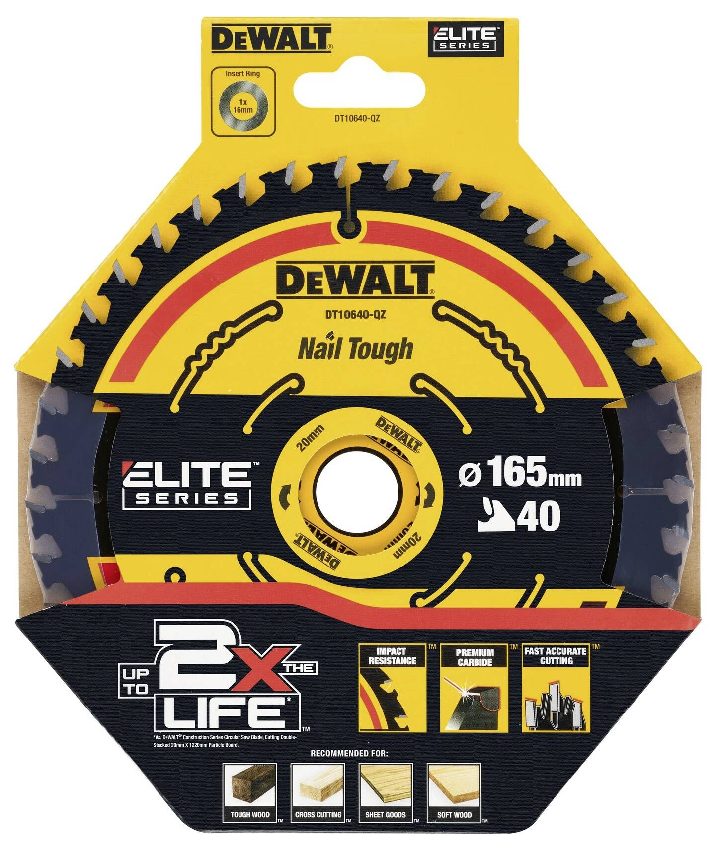 DEWALT DT10640-QZ Kreissägeblatt 1St.