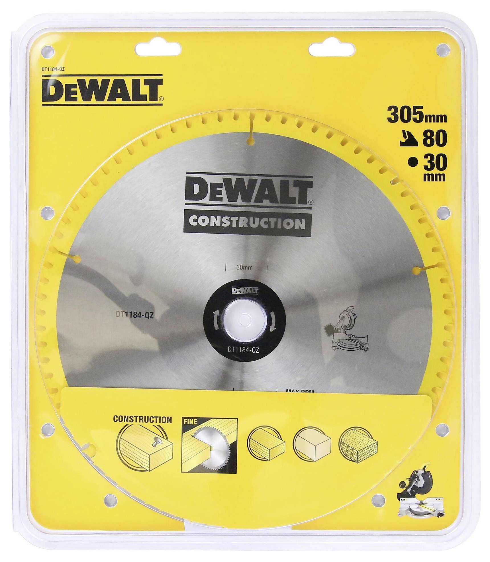 DEWALT DT1184-QZ Kreissägeblatt 1 St.