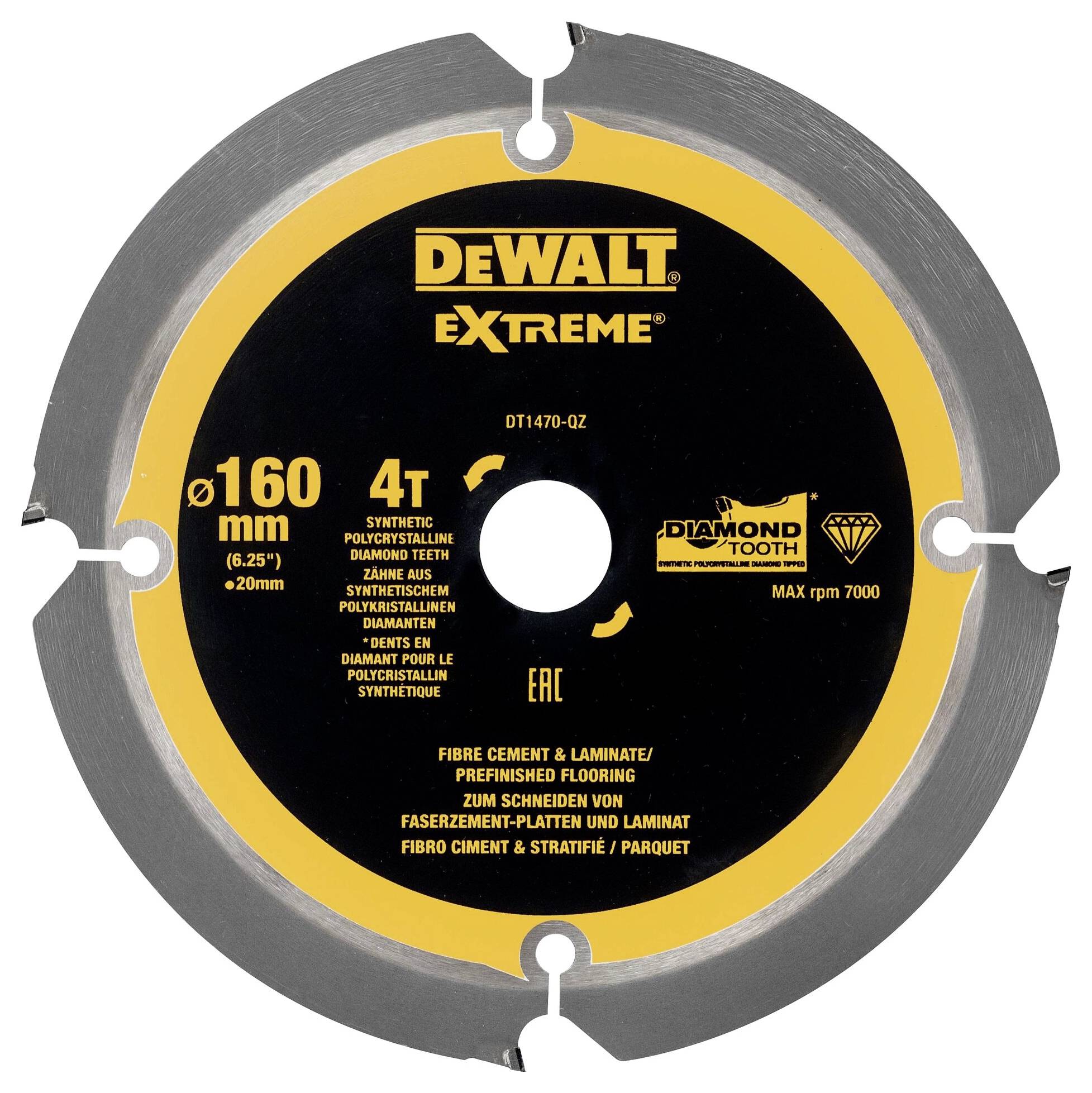 DEWALT DT1470-QZ Kreissägeblatt 1St.