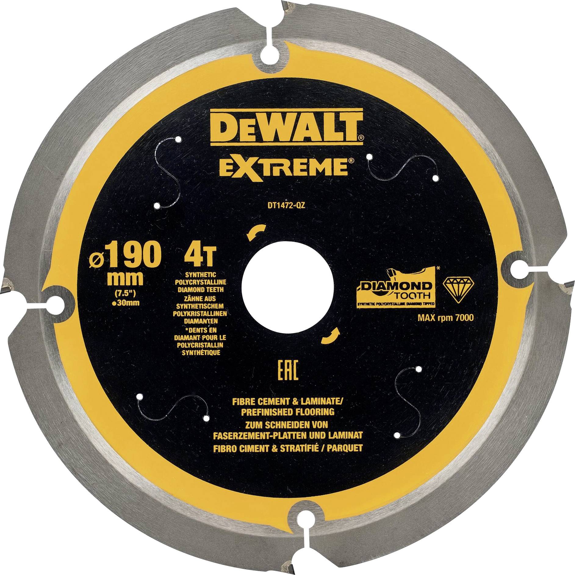 DEWALT DT1472-QZ Kreissägeblatt 1St.