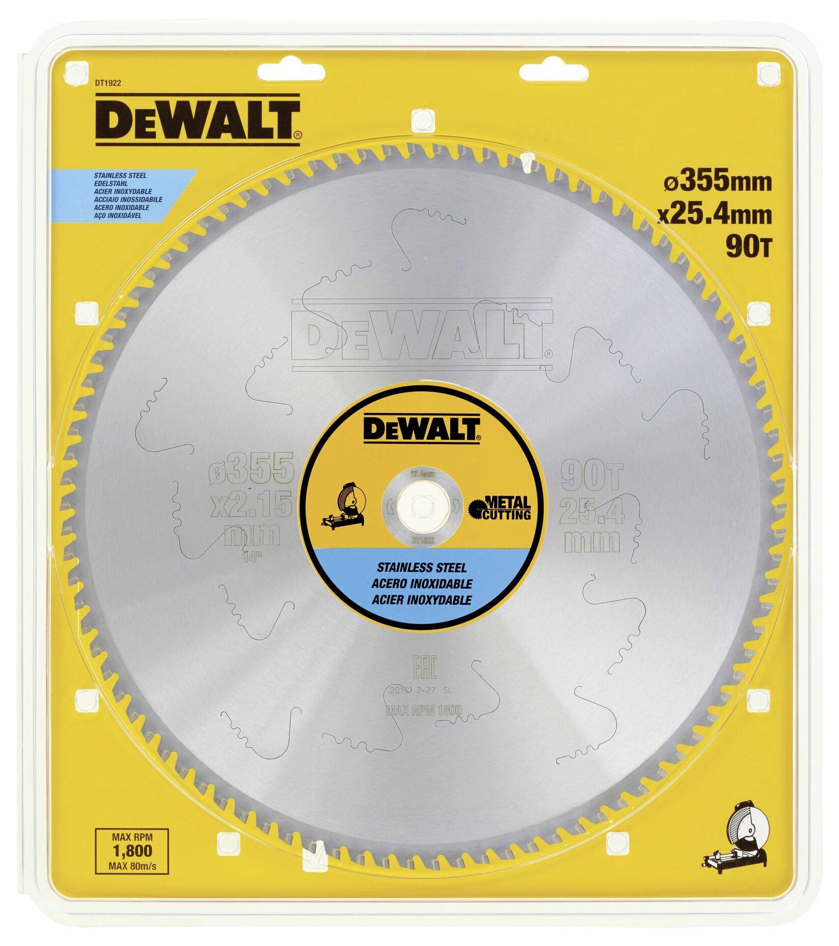 DEWALT DT1922-QZ Kreissägeblatt 1St.