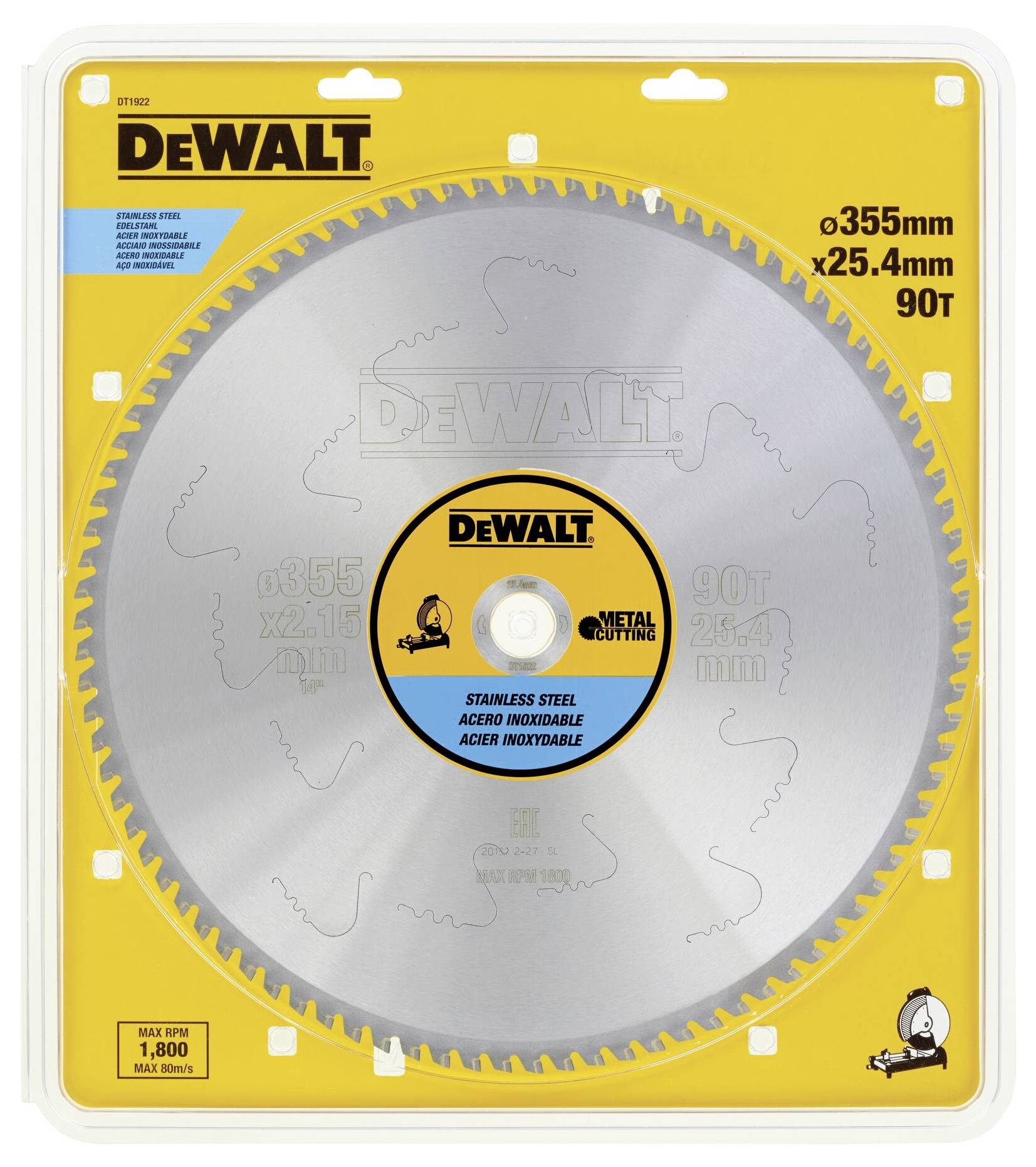 DEWALT DT1922-QZ Kreissägeblatt 1St.