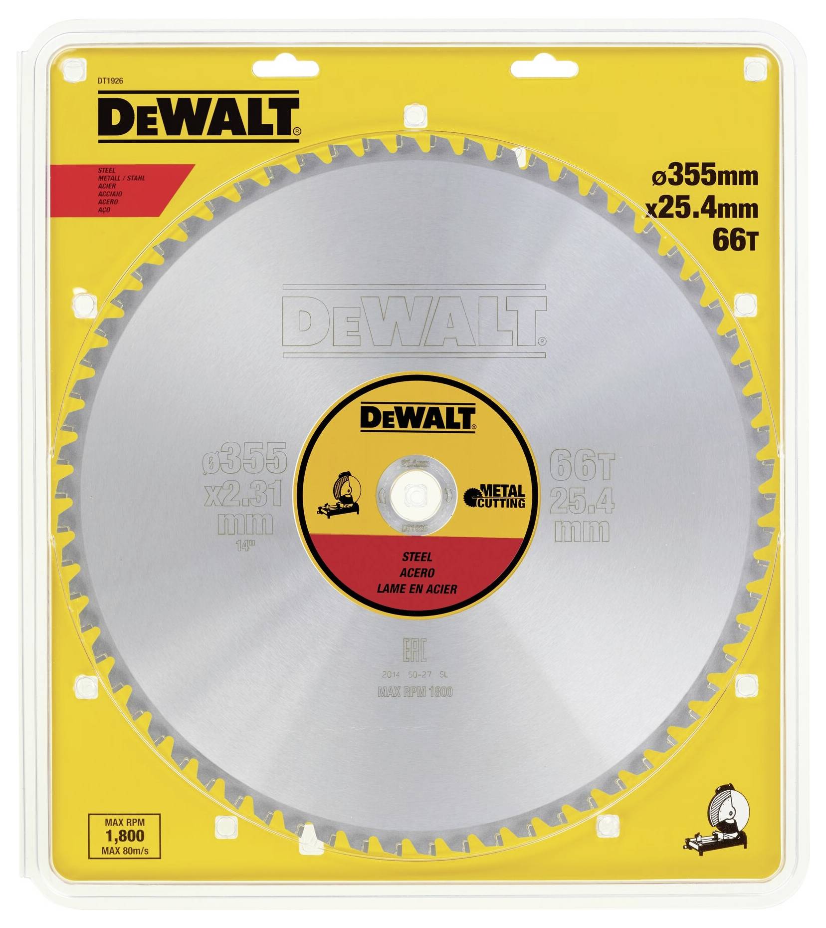 DEWALT DT1926-QZ Kreissägeblatt 1St.