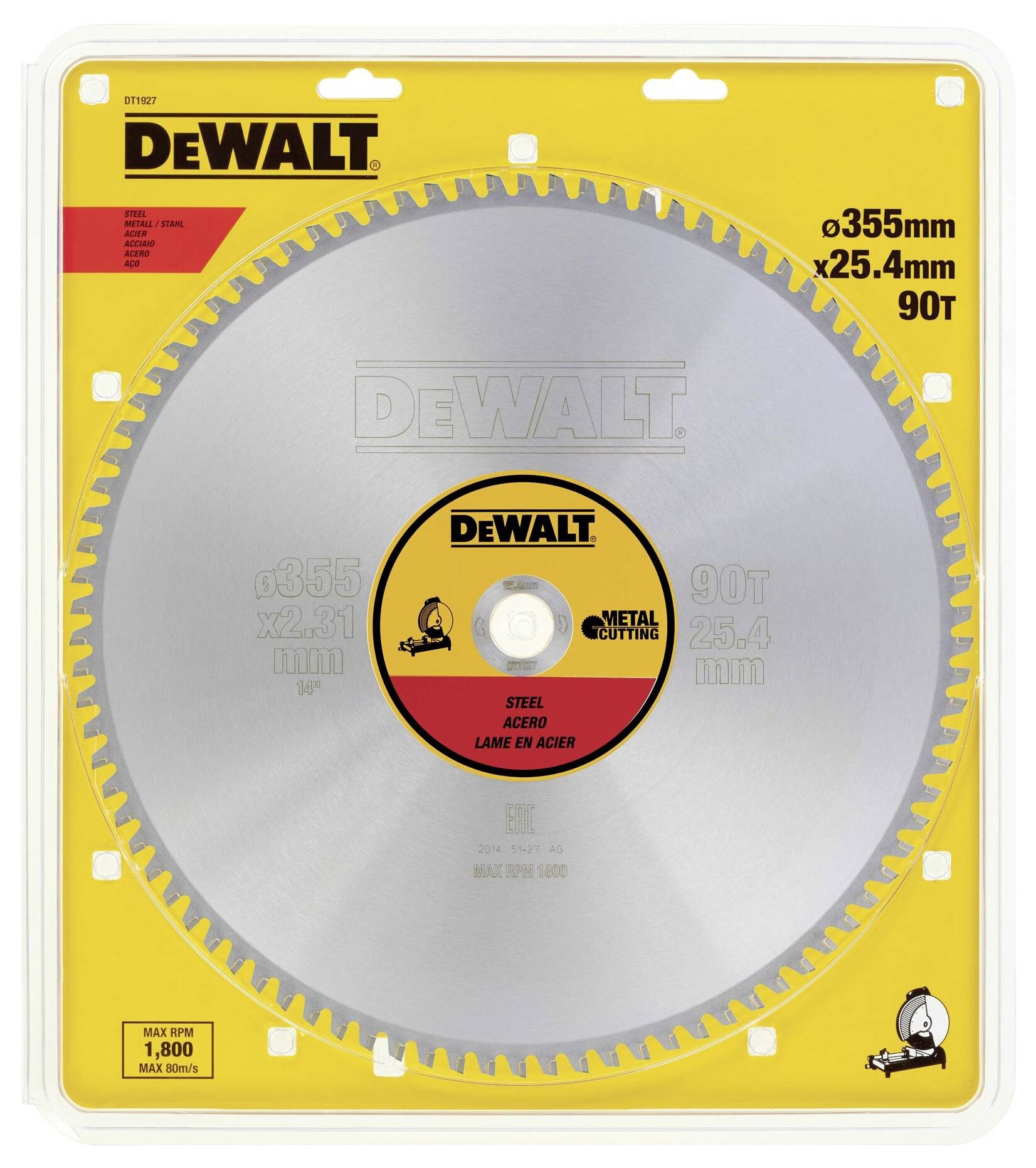 DEWALT DT1927-QZ Kreissägeblatt 1St.