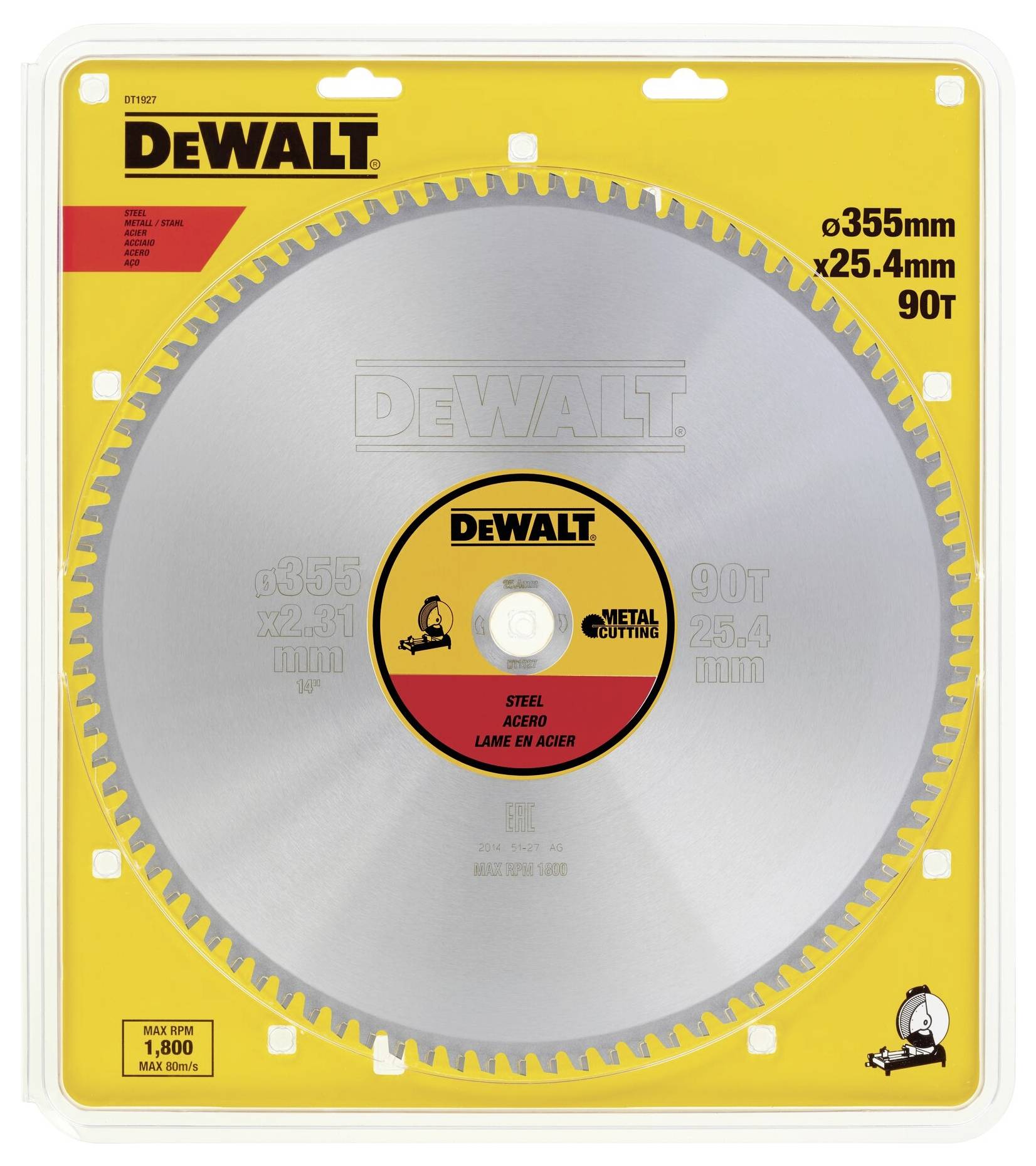 DEWALT DT1927-QZ Kreissägeblatt 1St.