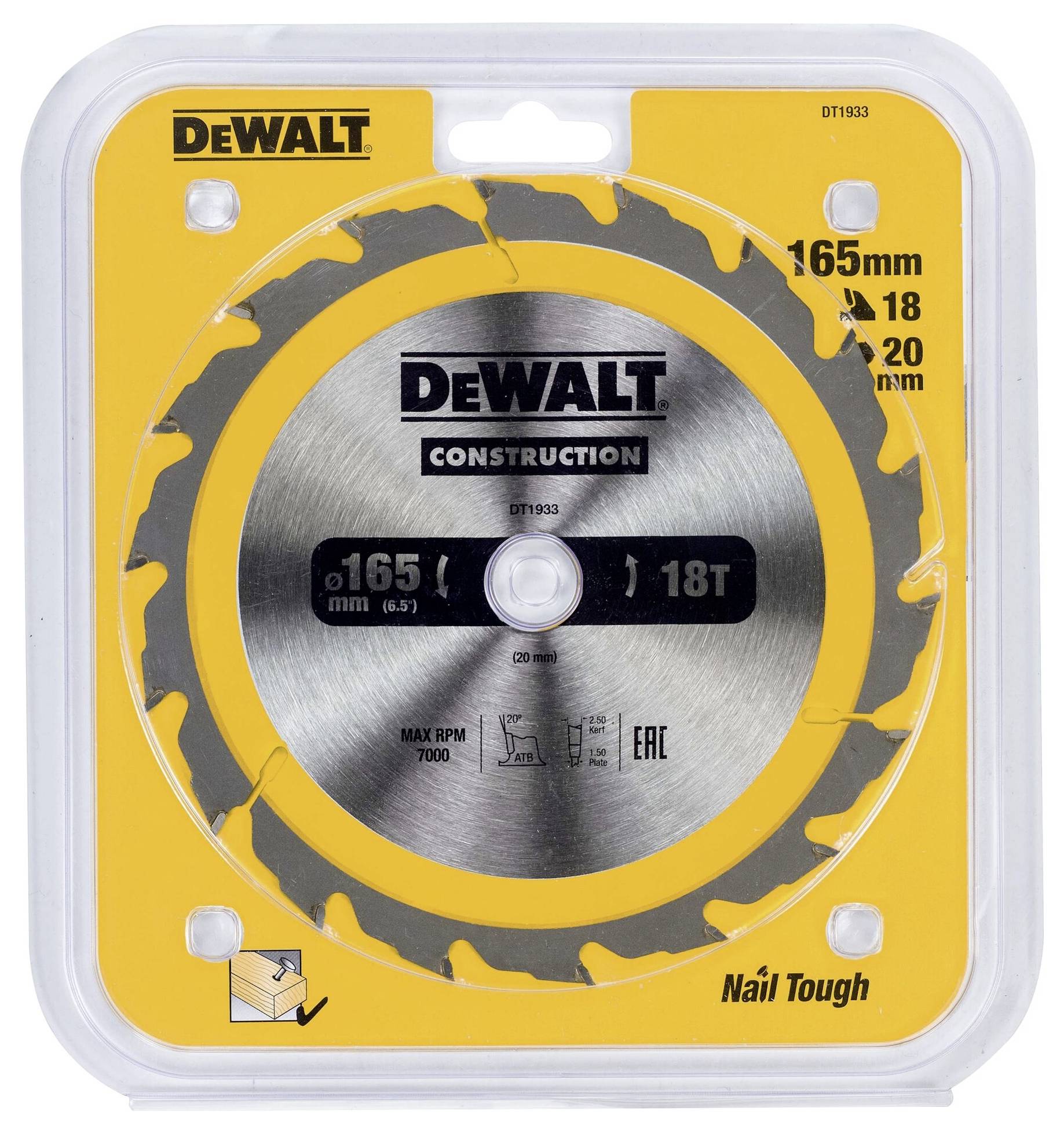 DEWALT DT1933-QZ Kreissägeblatt 1 St.